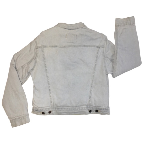 Y2K / 1990s Jean Jacket Vintage Denim Sherpa Lined Grit Iron Workwear 1929 Large - Picture 10 of 16